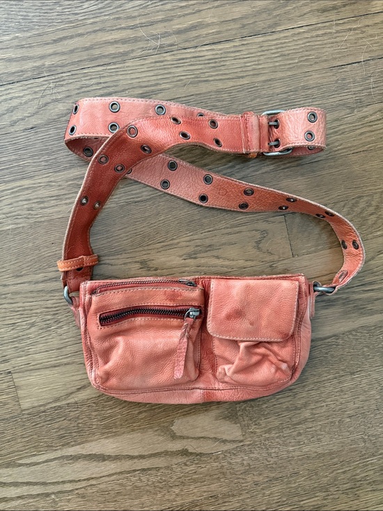 Free People Handbags - Free People Leather Crossbody Belt Bag